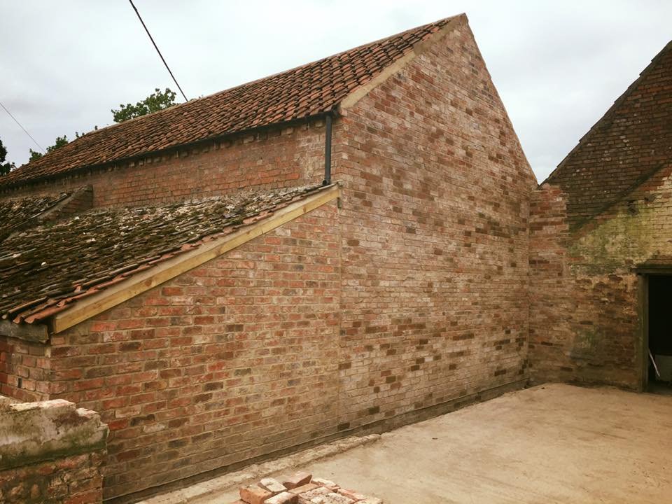 Outer wall completely refurbished