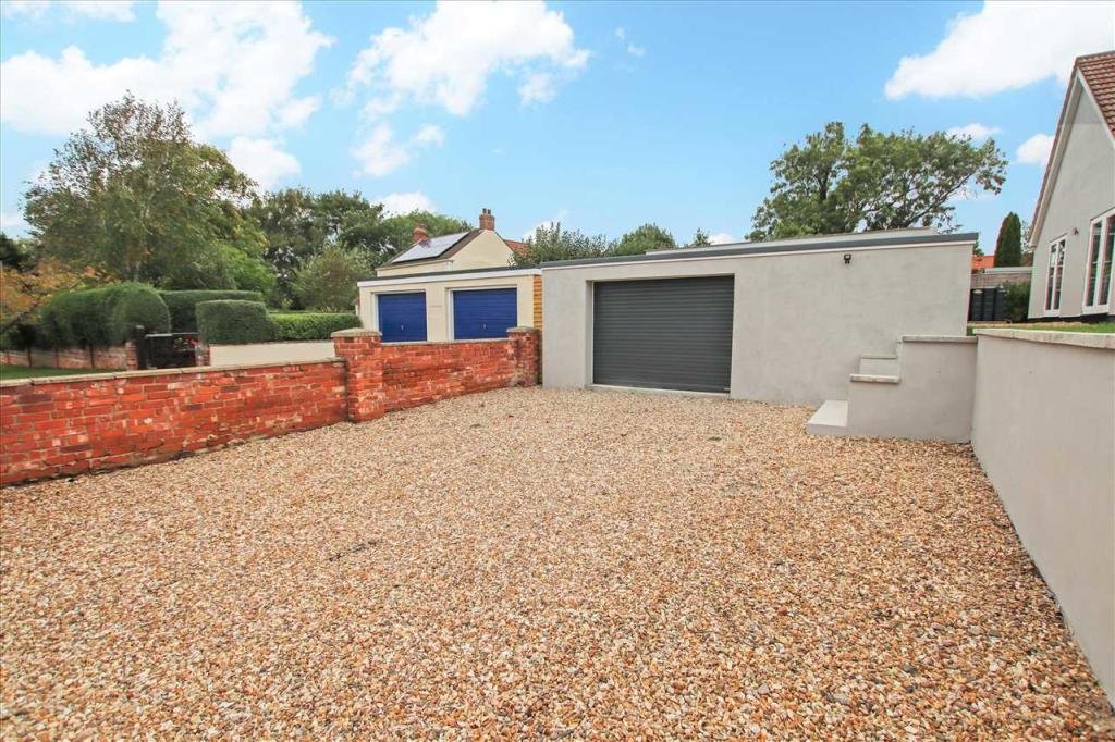 Bungalow Renovation Driveway and Garage