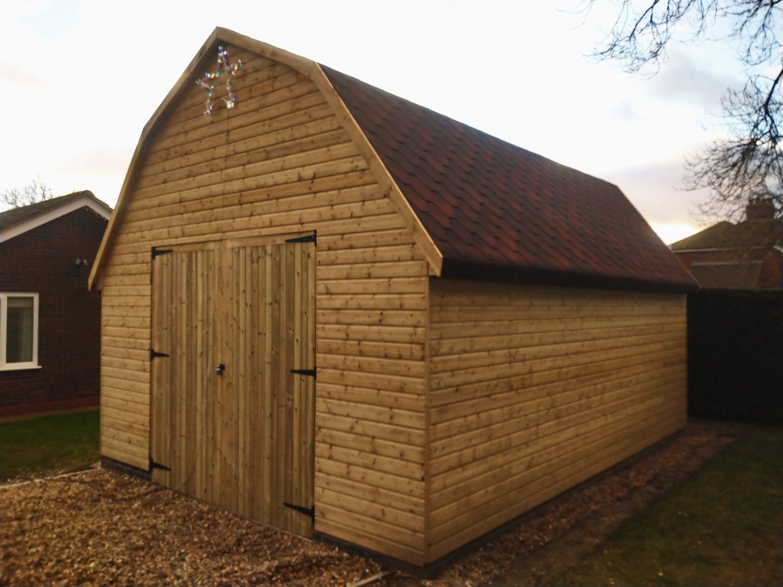 Dutch Barn Construction Project